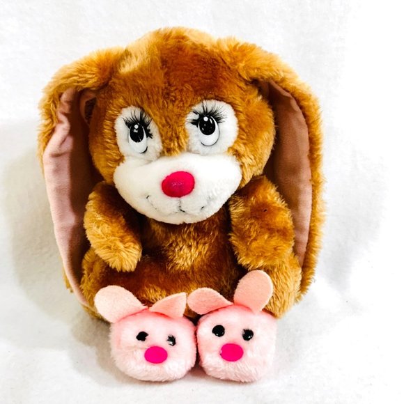 Vintage Russ "Tootsie" Bunny Rabbit w/Bunny Slippers. - Picture 3 of 12